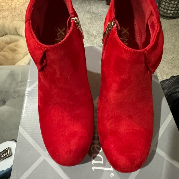 XAppeal red ankle boots with heel - Picture 5 of 6